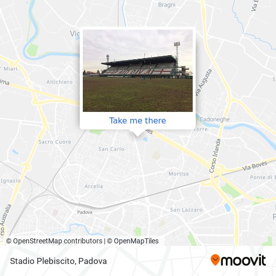Stadio Plebiscito map