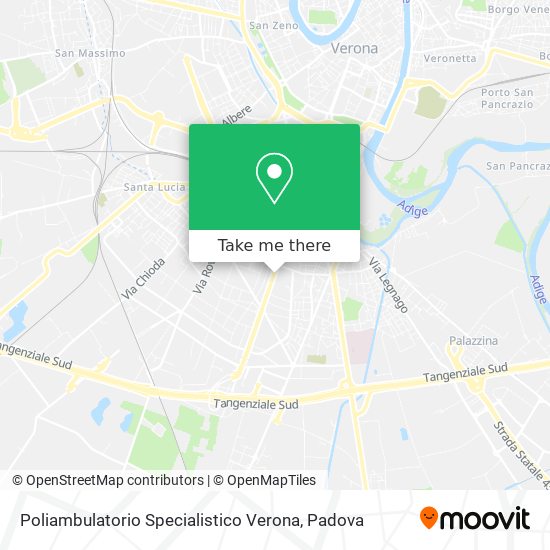 Poliambulatorio Specialistico Verona map