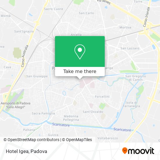 Hotel Igea map