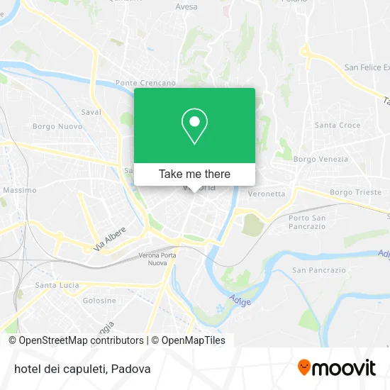 hotel dei capuleti map