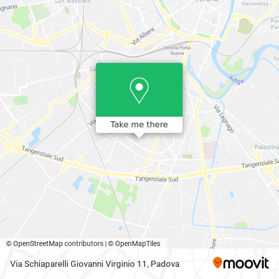 Via Schiaparelli Giovanni Virginio 11 map