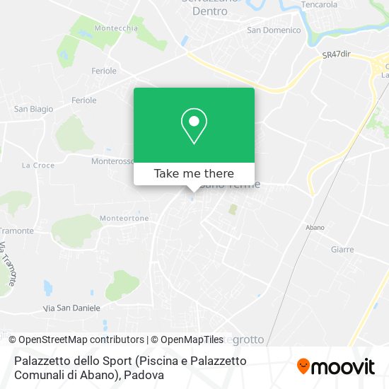 Palazzetto dello Sport (Piscina e Palazzetto Comunali di Abano) map