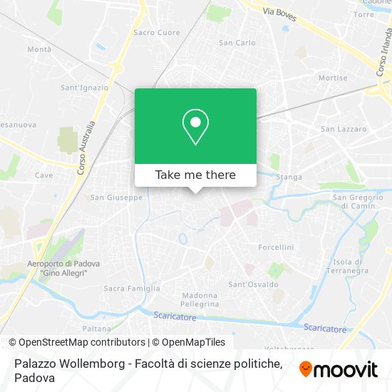 Palazzo Wollemborg - Facoltà di scienze politiche map