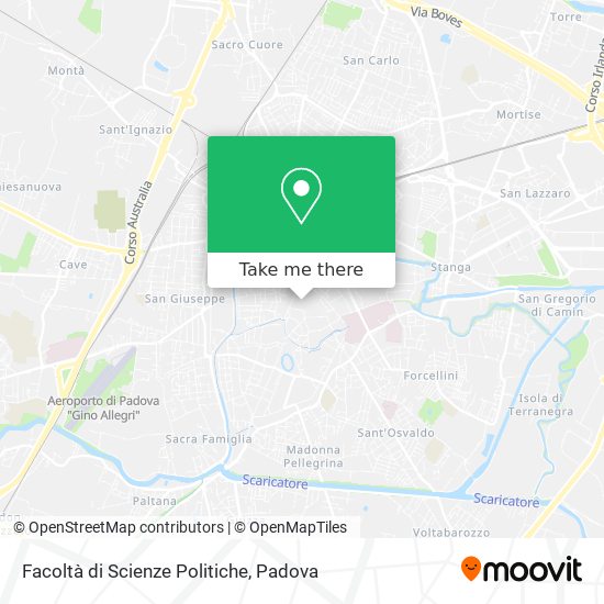 Facoltà di Scienze Politiche map