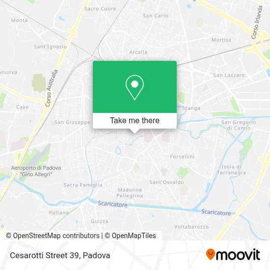 Cesarotti Street 39 map