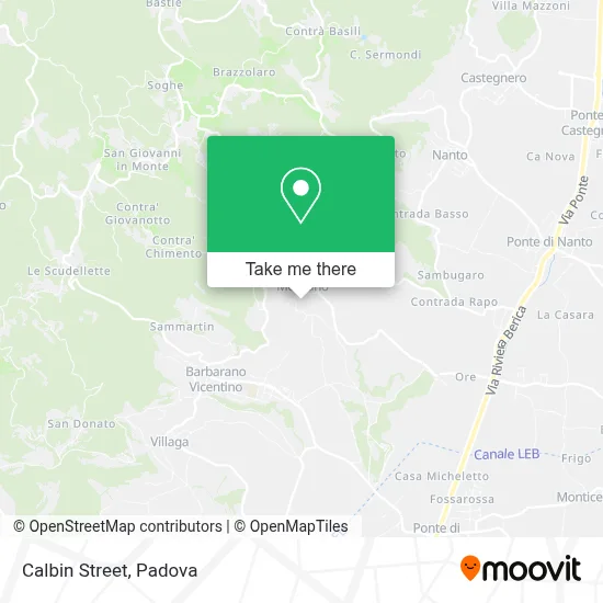 Calbin Street map