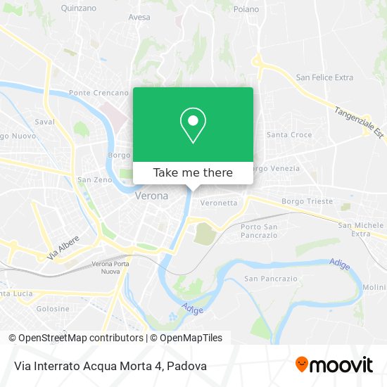 Via Interrato Acqua Morta 4 map