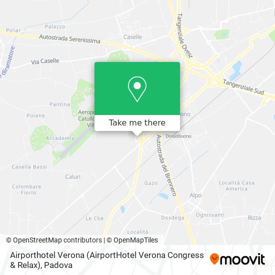 Airporthotel Verona (AirportHotel Verona Congress & Relax) map