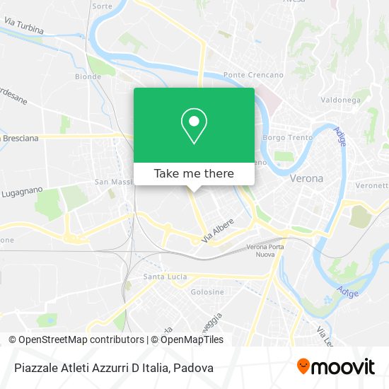Piazzale Atleti Azzurri D Italia map