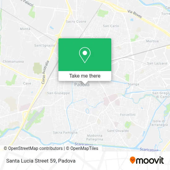 Santa Lucia Street 59 map