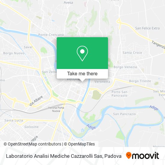 Laboratorio Analisi Mediche Cazzarolli Sas map