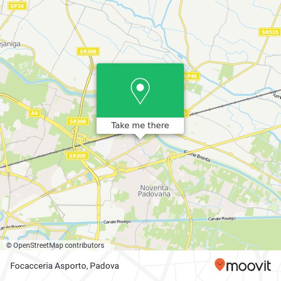 Focacceria Asporto, Via Bravi, 16 35129 Padova map