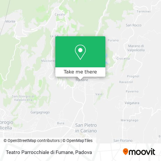 Teatro Parrocchiale di Fumane map