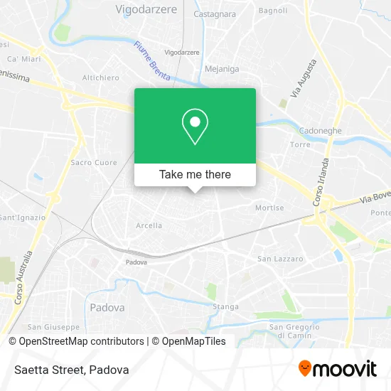 Saetta Street map