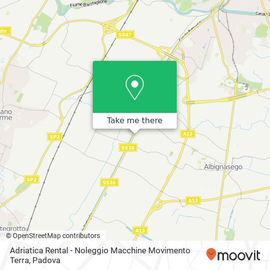 Adriatica Rental - Noleggio Macchine Movimento Terra map