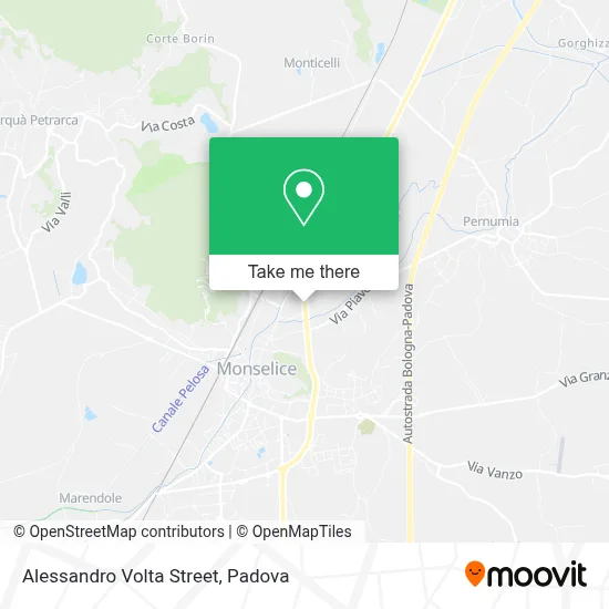 Alessandro Volta Street map