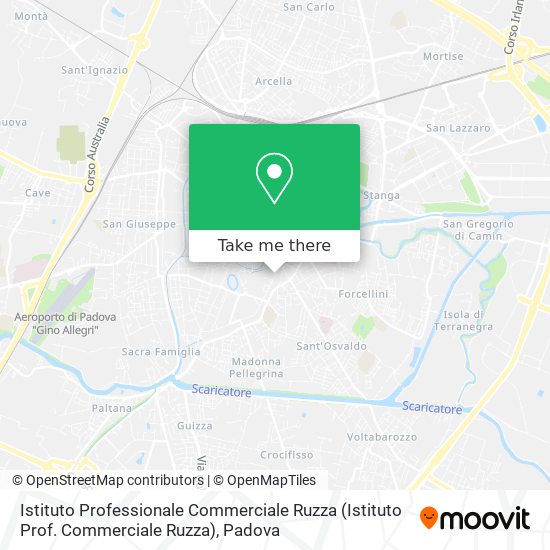 Istituto Professionale Commerciale Ruzza map
