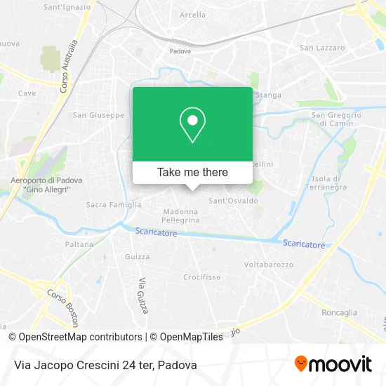Via Jacopo Crescini 24 ter map