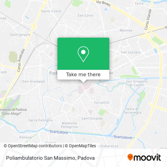 Poliambulatorio San Massimo map