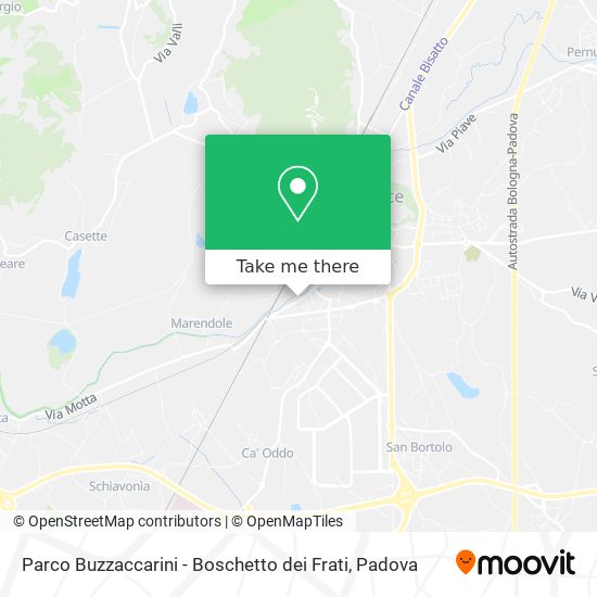 Parco Buzzaccarini - Boschetto dei Frati map