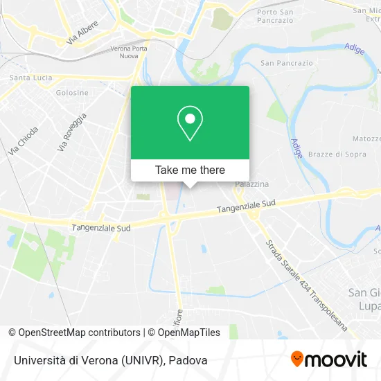 Università di Verona (UNIVR) map