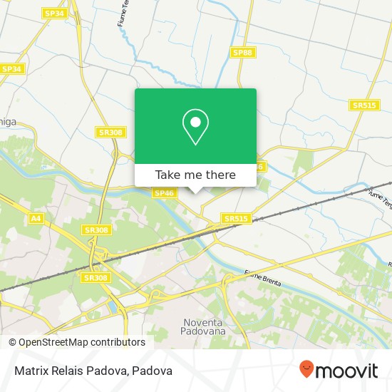 Matrix Relais Padova map