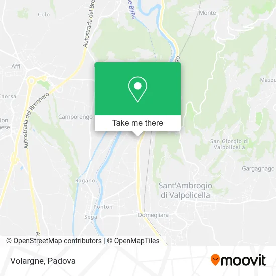 Volargne map