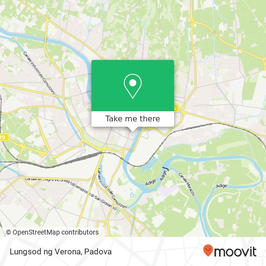 Lungsod ng Verona map