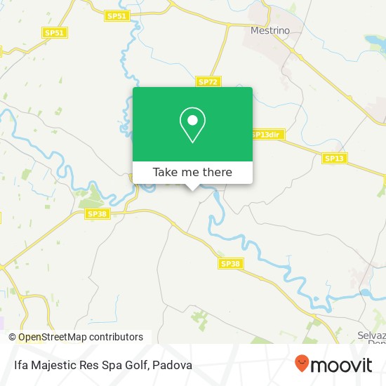 Ifa Majestic Res Spa Golf map