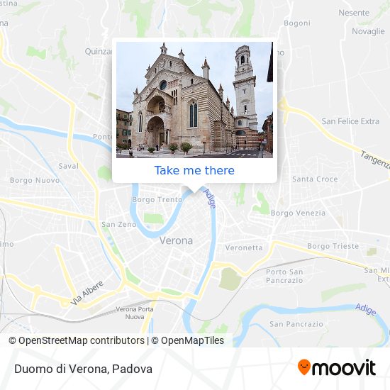 Duomo di Verona map