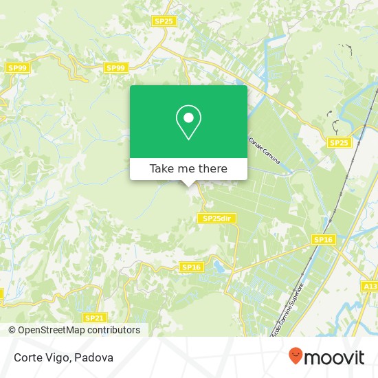 Corte Vigo map