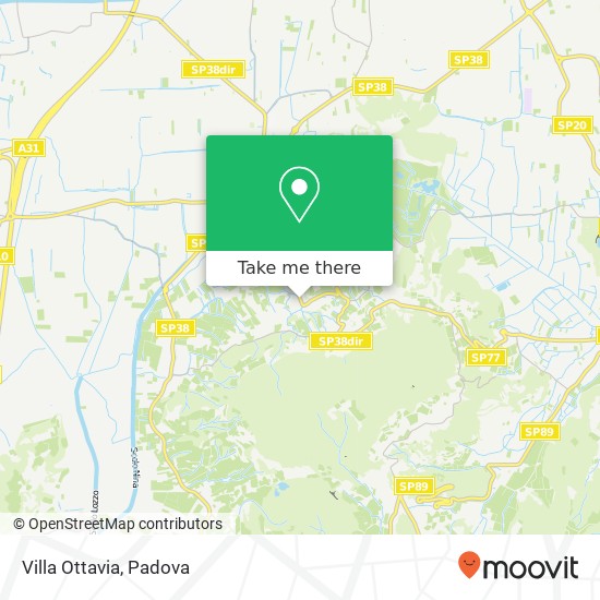 Villa Ottavia map