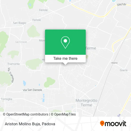 Ariston Molino Buja map