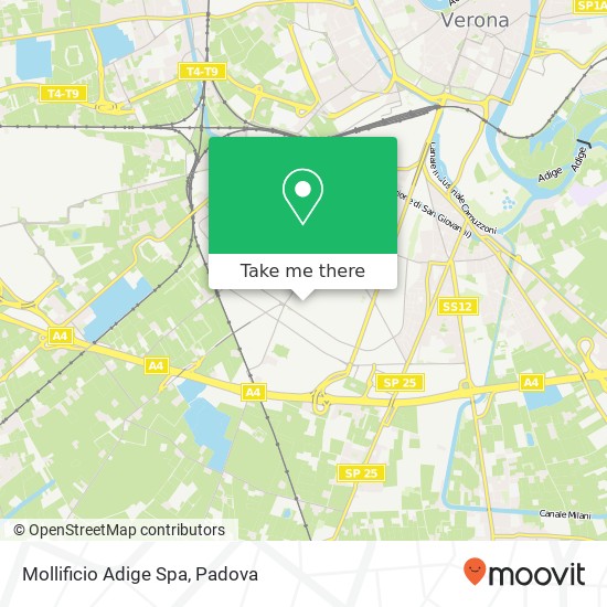 Mollificio Adige Spa map