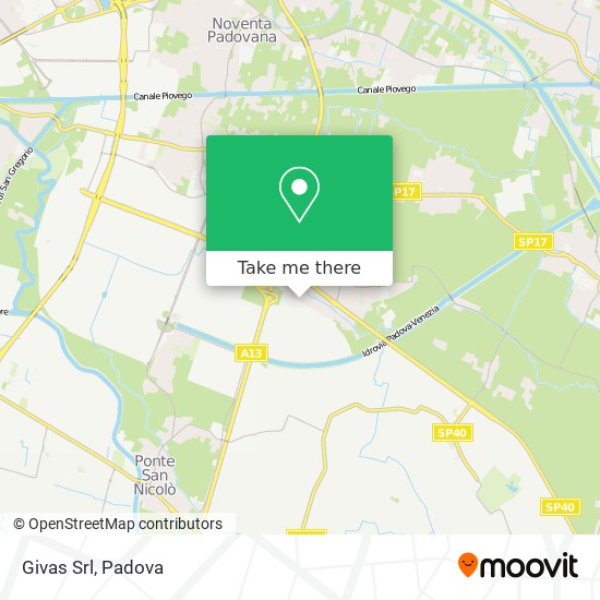 Givas Srl map