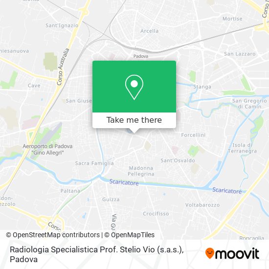 Radiologia Specialistica Prof. Stelio Vio (s.a.s.) map