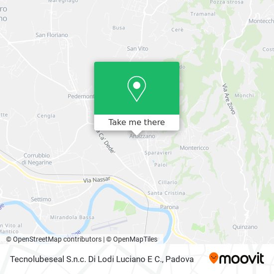Tecnolubeseal S.n.c. Di Lodi Luciano E C. map