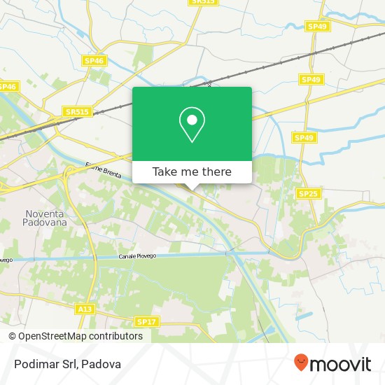 Podimar Srl map