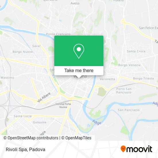 Rivoli Spa map