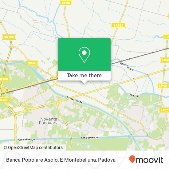 Banca Popolare Asolo, E Montebelluna map