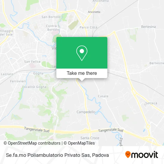 Se.fa.mo Poliambulatorio Privato Sas map