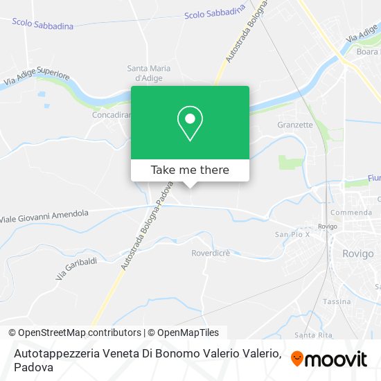 Autotappezzeria Veneta Di Bonomo Valerio Valerio map