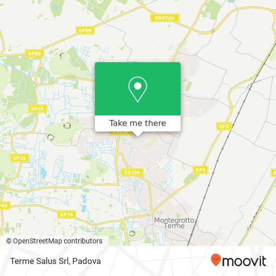 Terme Salus Srl map