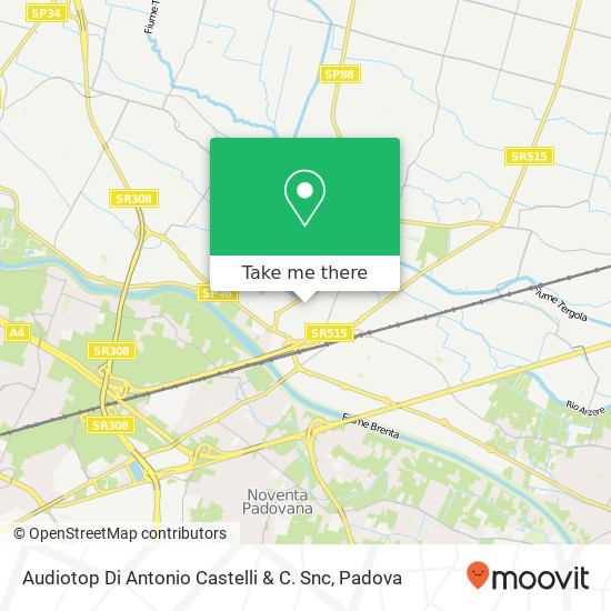 Audiotop Di Antonio Castelli & C. Snc map
