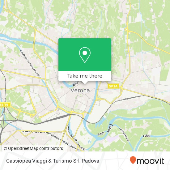 Cassiopea Viaggi & Turismo Srl map