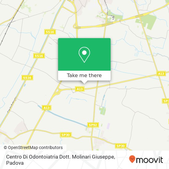 Centro Di Odontoiatria Dott. Molinari Giuseppe map