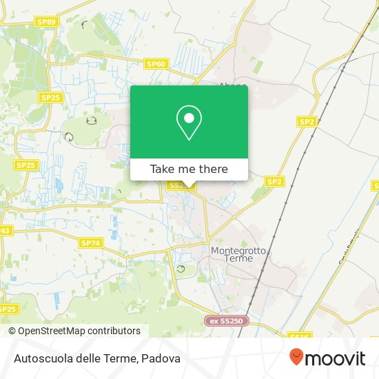 Autoscuola delle Terme map