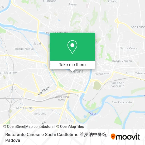 Ristorante Cinese e Sushi Castletime 维罗纳中餐馆 map