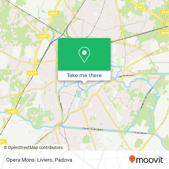 Opera Mons. Liviero map