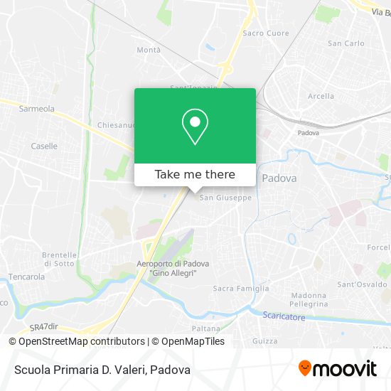 Scuola Primaria D. Valeri map